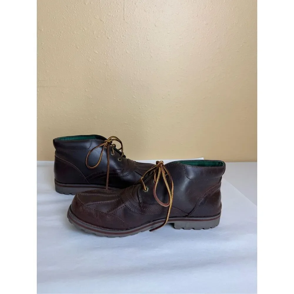 Polo Ralph Lauren Wallsend Lace Up Brown Chukka Boots - Men’s size 10D